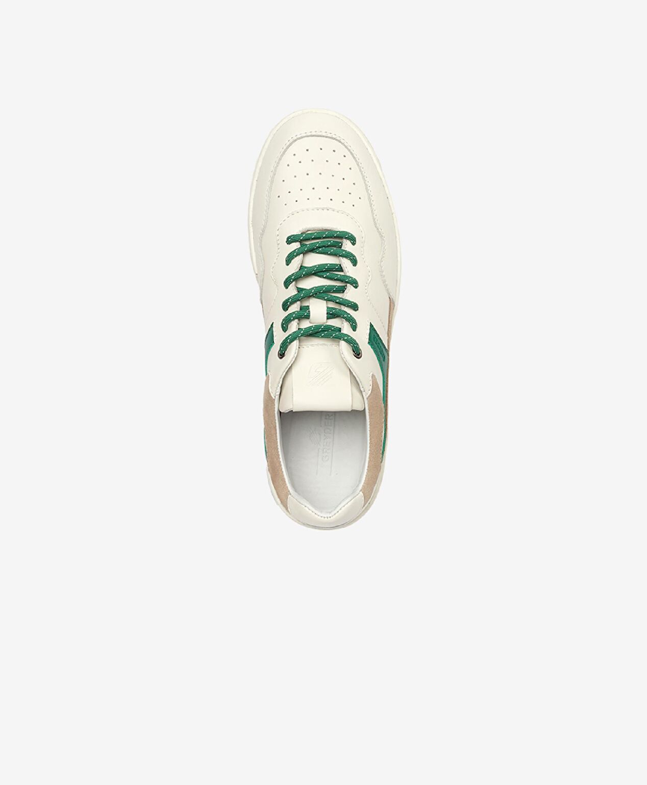 Erkek Beyaz Hakiki Deri Sneaker Ayakkabı - 6