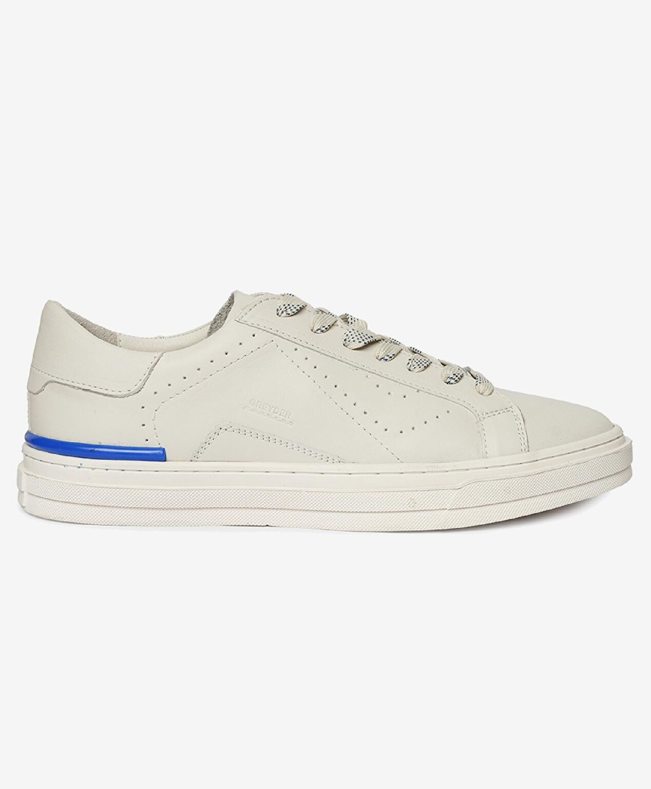 Erkek Beyaz Hakiki Deri Sneaker Ayakkabı - 1