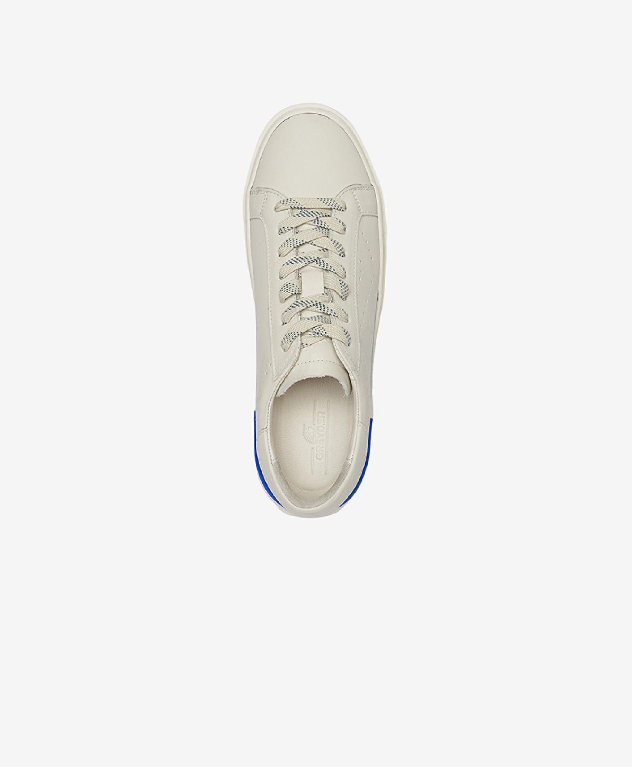 Erkek Beyaz Hakiki Deri Sneaker Ayakkabı - 4