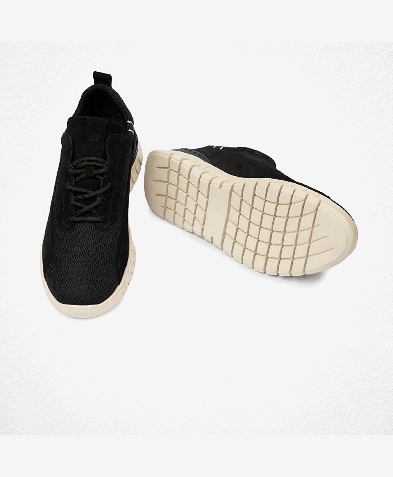 Erkek Siyah Hakiki Deri Spor Ayakkabı - 6