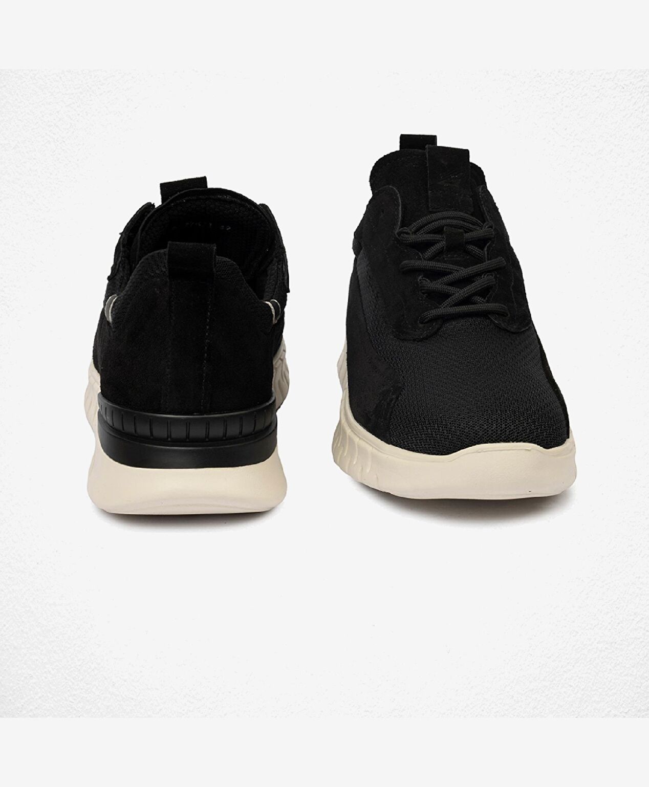 Erkek Siyah Hakiki Deri Spor Ayakkabı - 7