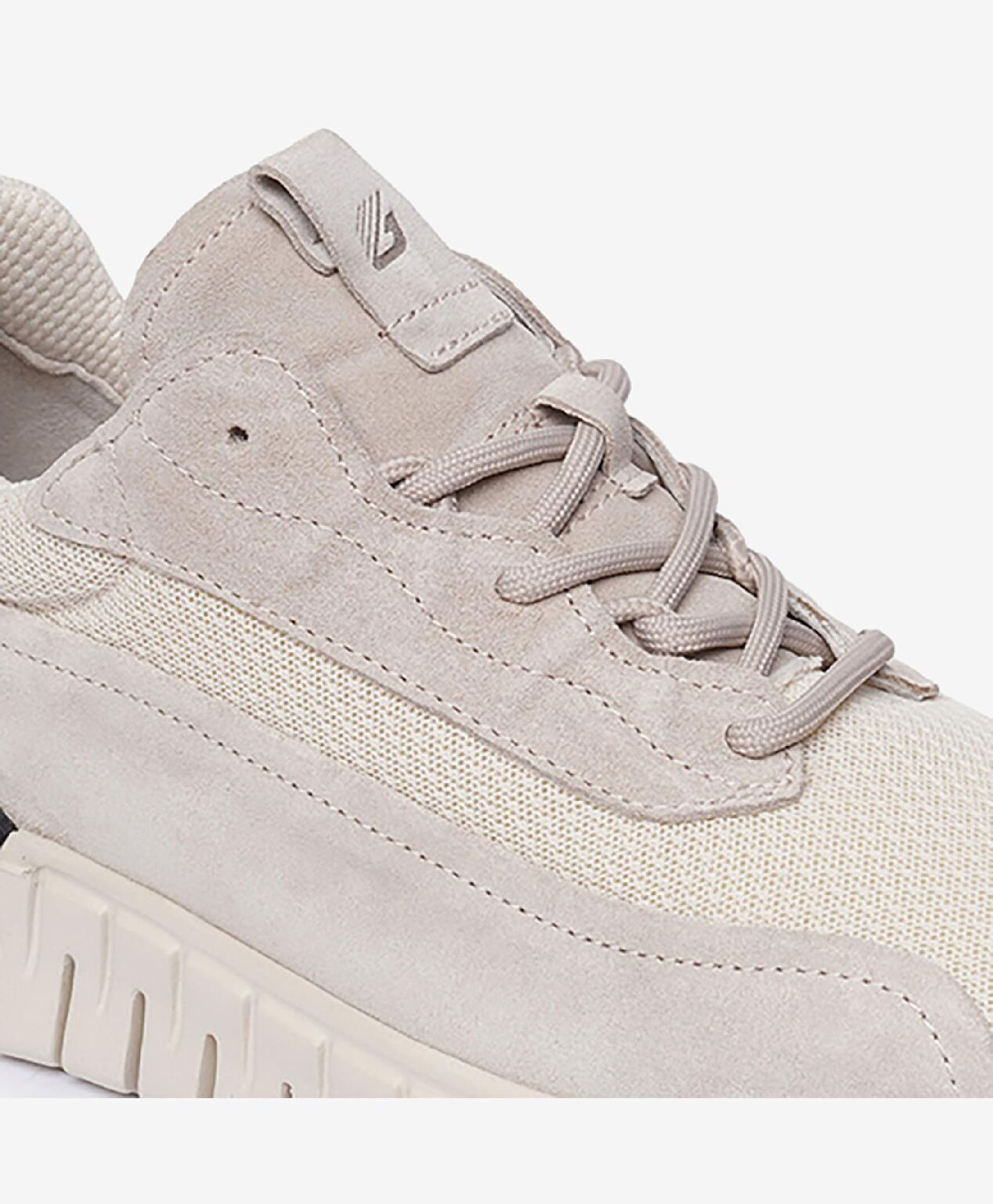 Erkek Bej Hakiki Deri Spor Ayakkabı - 5