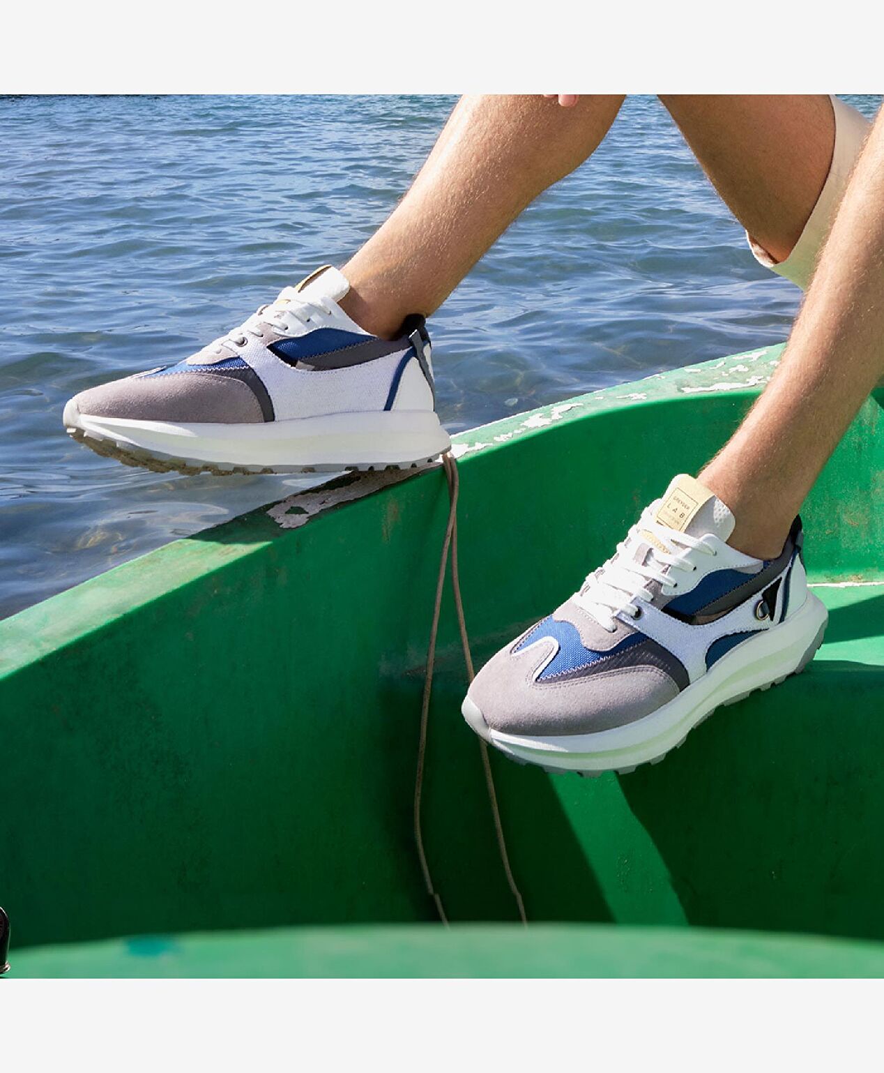 GreyderLab Erkek Mavi Sneaker Ayakkabı - 3