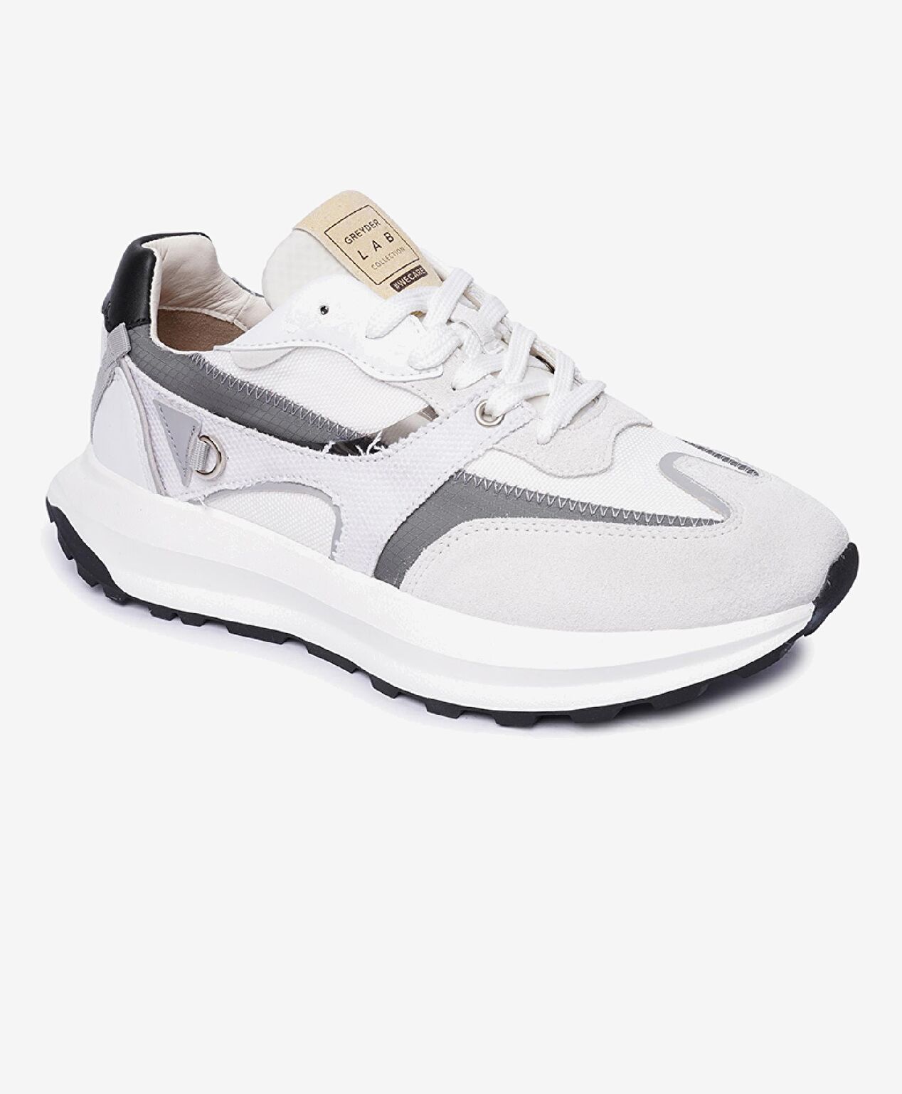 GreyderLab Erkek Gri Sneaker Ayakkabı - 2