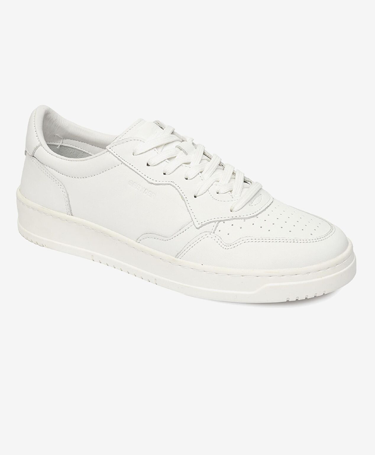 Erkek Beyaz Hakiki Deri Sneaker Ayakkabı - 2