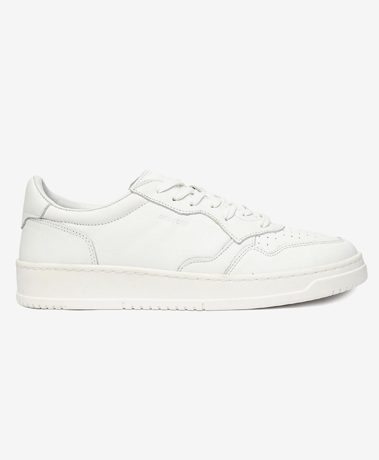 Erkek Beyaz Hakiki Deri Sneaker Ayakkabı - 1