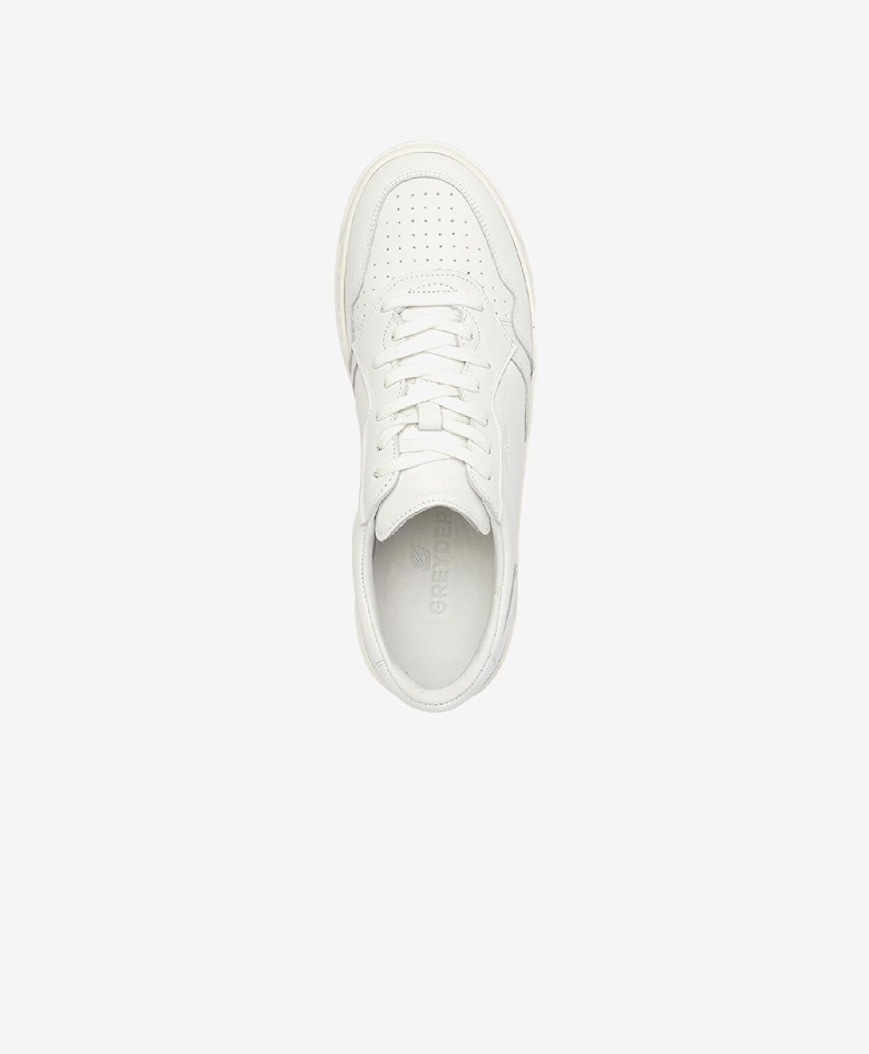 Erkek Beyaz Hakiki Deri Sneaker Ayakkabı - 4