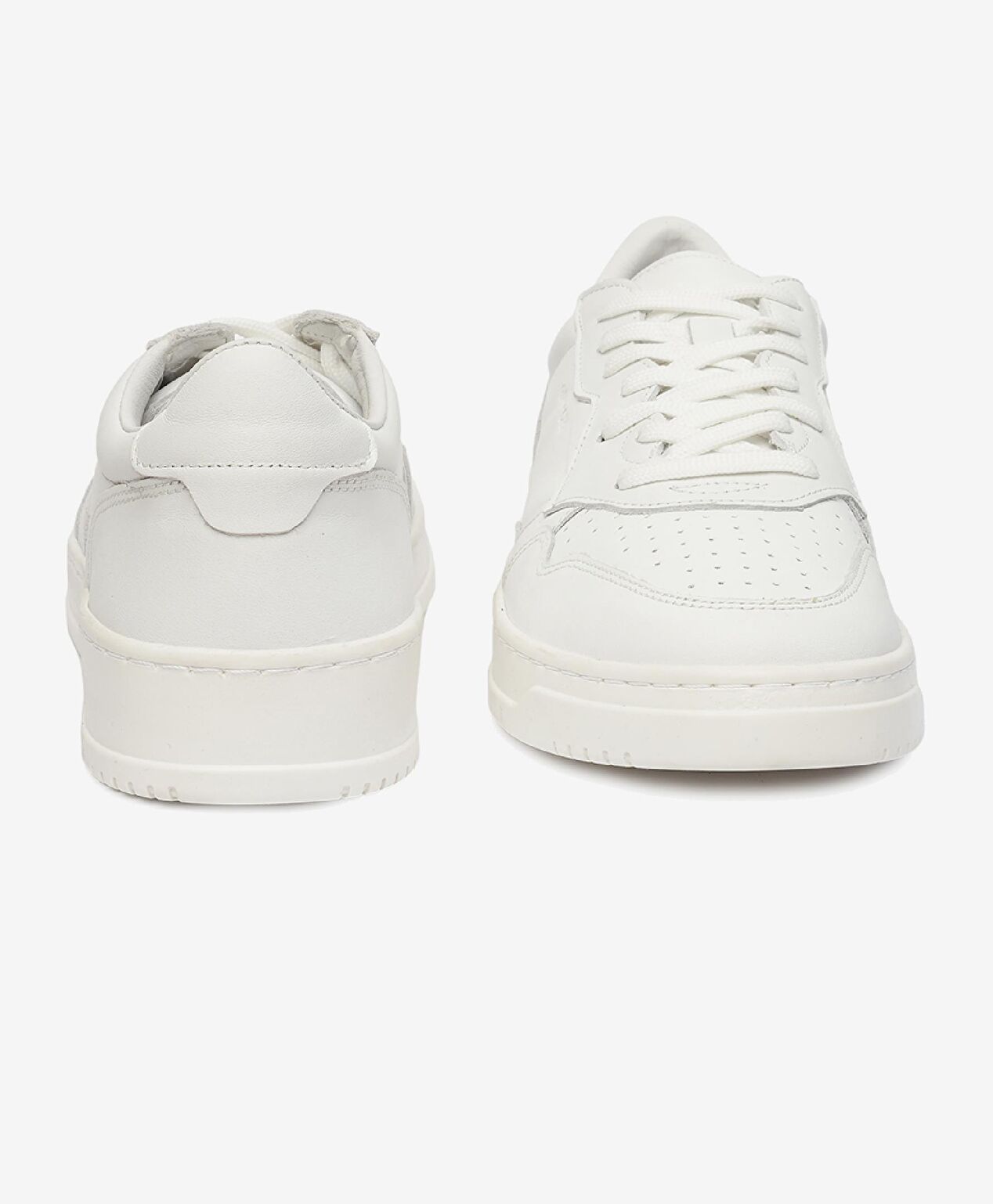 Erkek Beyaz Hakiki Deri Sneaker Ayakkabı - 7