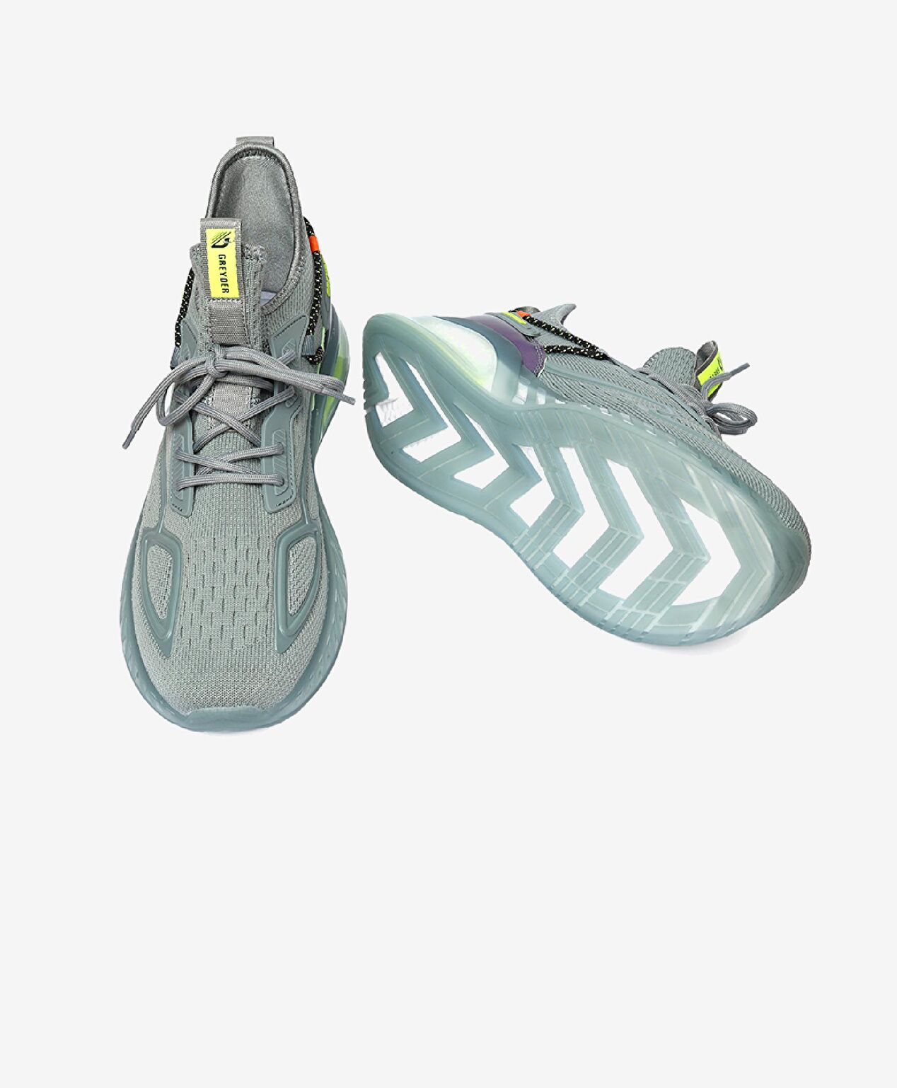 Erkek Gri Sneaker Ayakkabı - 6