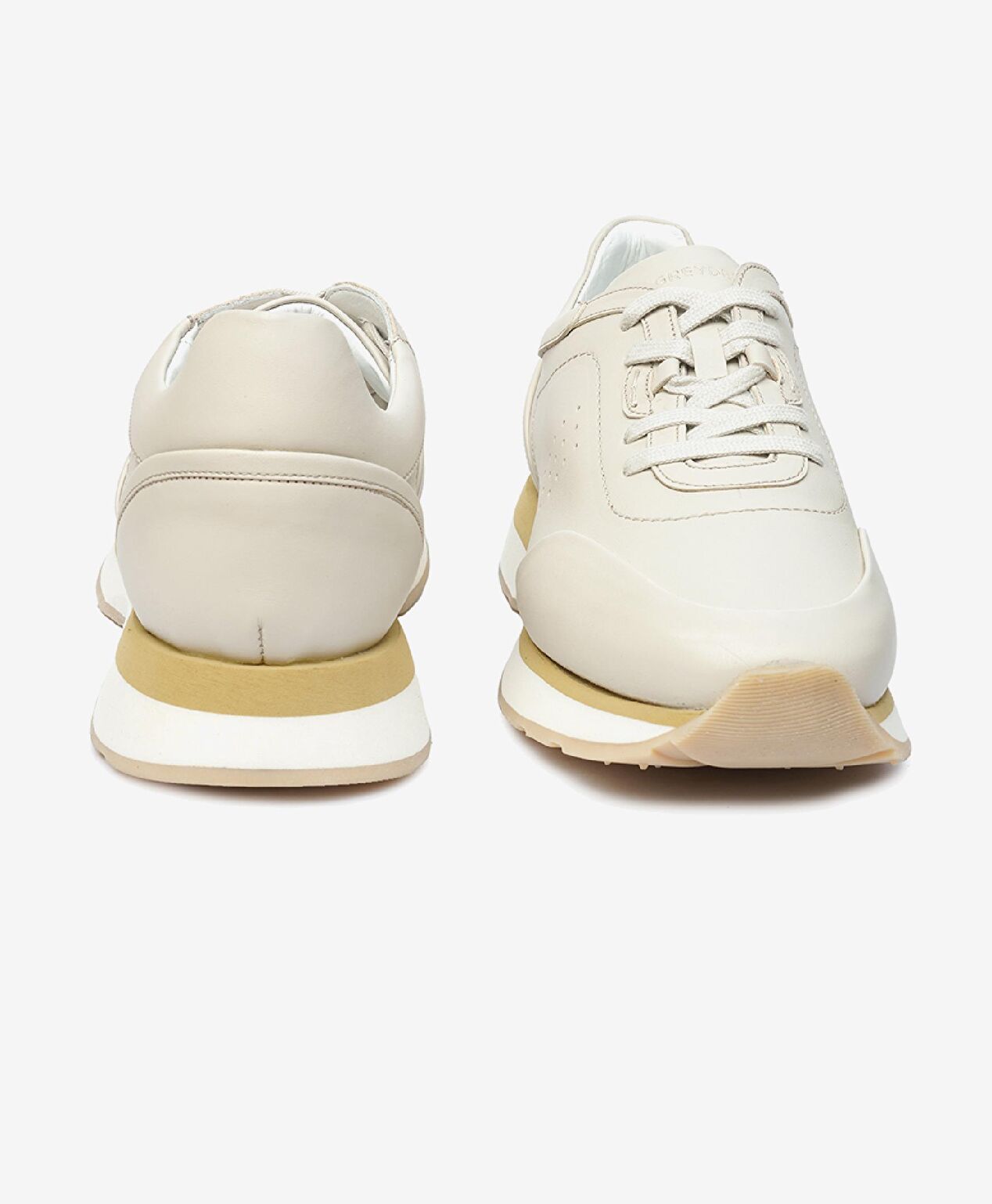 Erkek Beyaz Hakiki Deri Sneaker Ayakkabı - 7