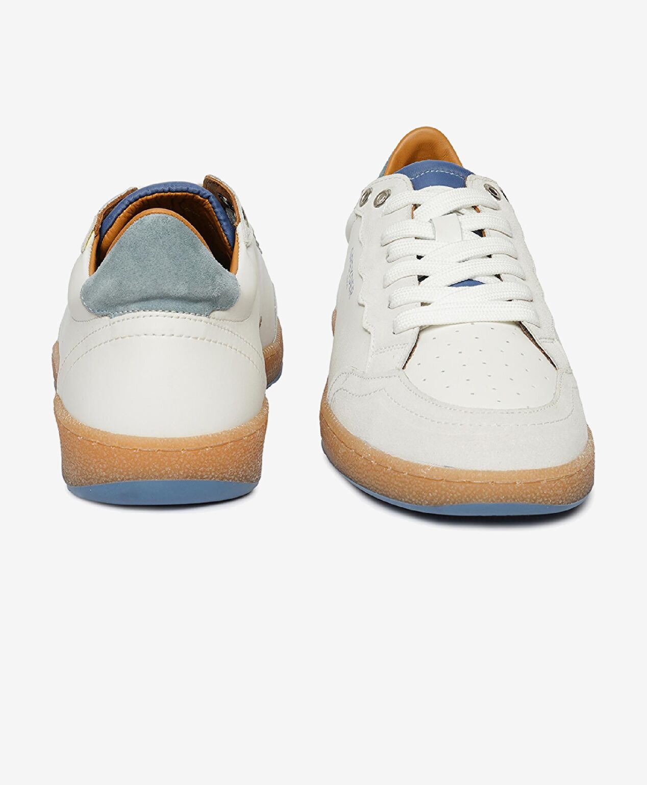 Erkek Beyaz Hakiki Deri Sneaker Ayakkabı - 7