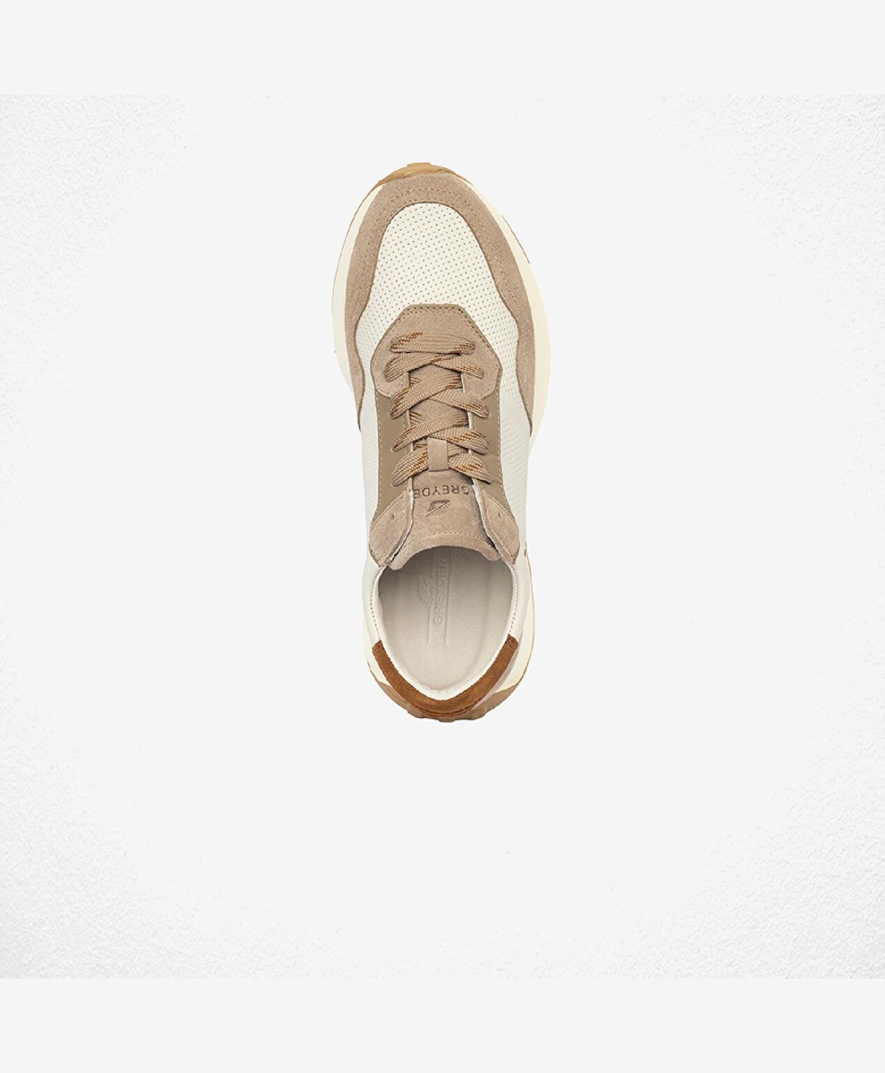Erkek Koyu Vizon Hakiki Deri Sneaker Ayakkabı - 4