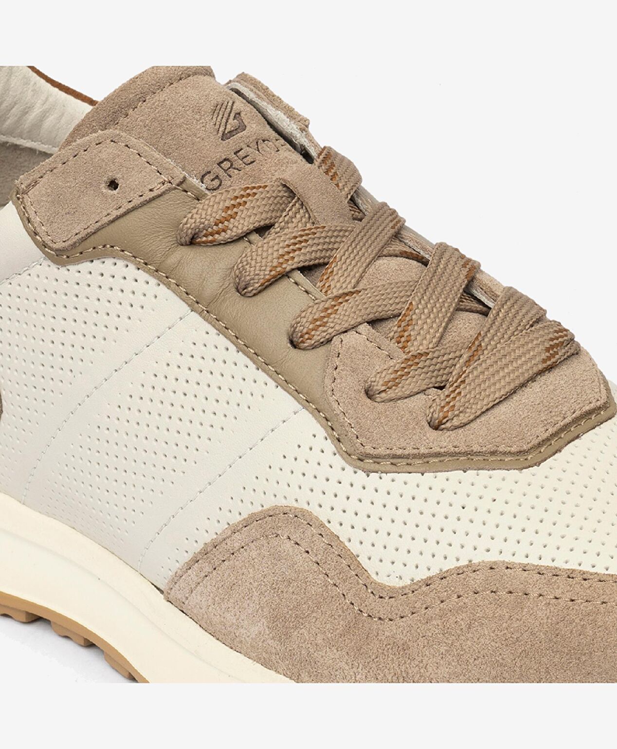 Erkek Koyu Vizon Hakiki Deri Sneaker Ayakkabı - 5