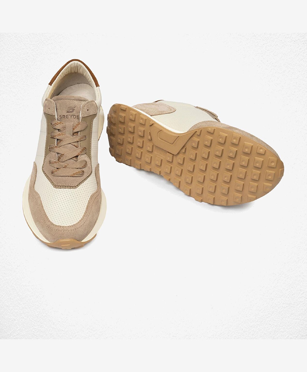 Erkek Koyu Vizon Hakiki Deri Sneaker Ayakkabı - 6