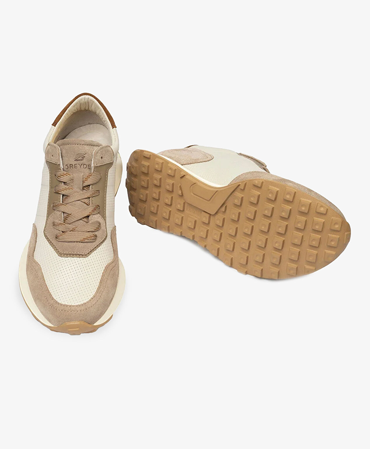 Erkek Koyu Vizon Hakiki Deri Sneaker Ayakkabı - 6