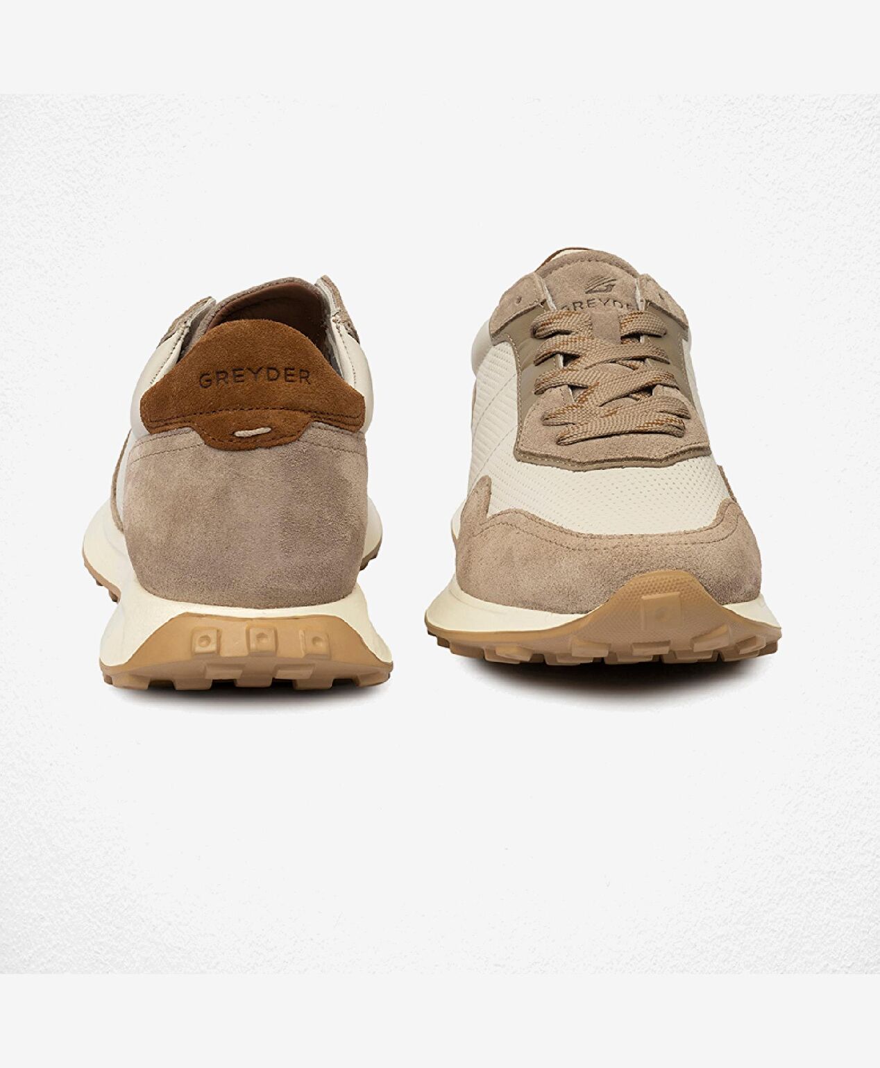 Erkek Koyu Vizon Hakiki Deri Sneaker Ayakkabı - 7