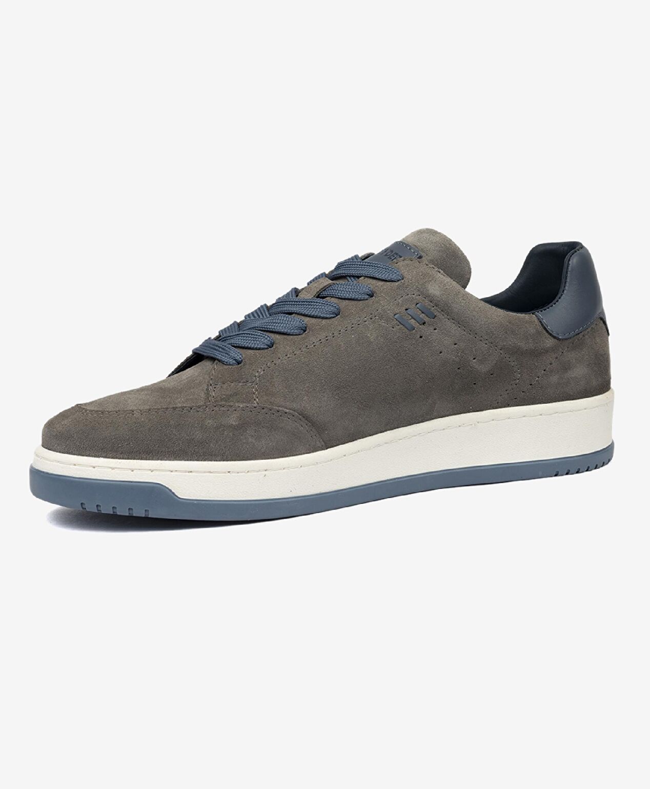 Erkek Füme Hakiki Deri Sneaker Ayakkabı - 3