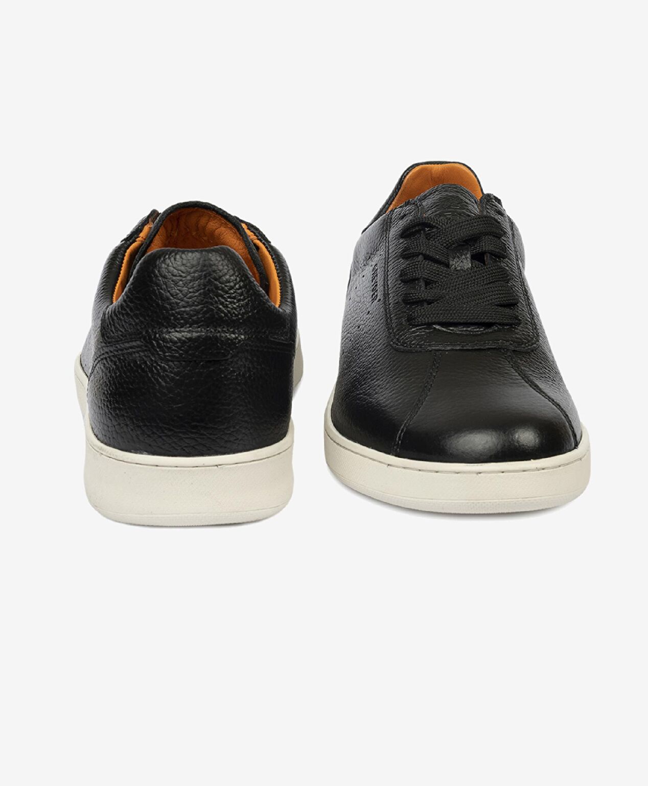 Erkek Siyah Hakiki Deri Casual Ayakkabı - 7