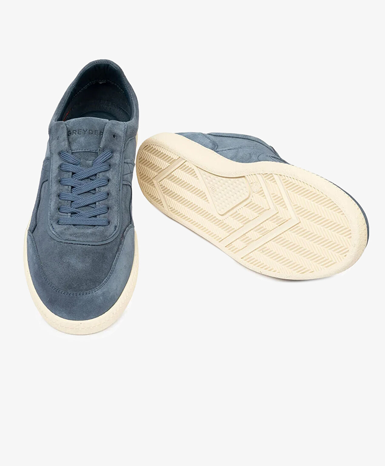 Erkek İndigo Hakiki Deri Casual Ayakkabı - 6