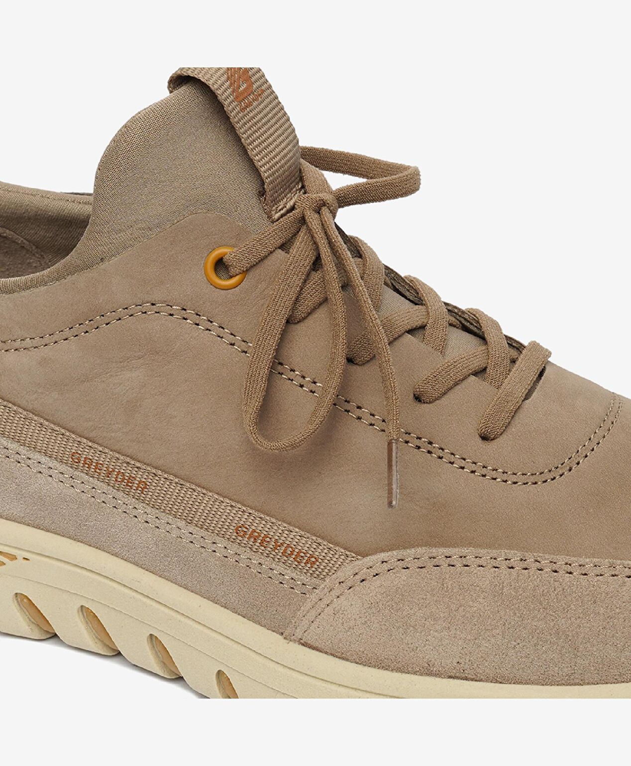 Erkek Koyu Vizon Hakiki Deri Sneaker Ayakkabı - 5