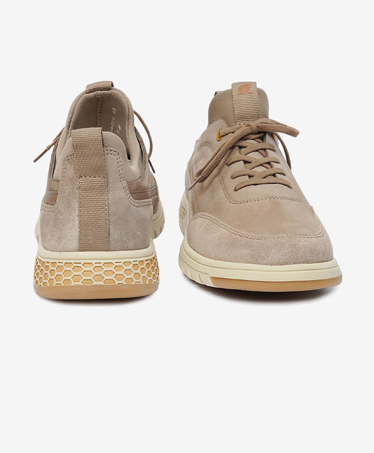 Erkek Koyu Vizon Hakiki Deri Sneaker Ayakkabı - 7