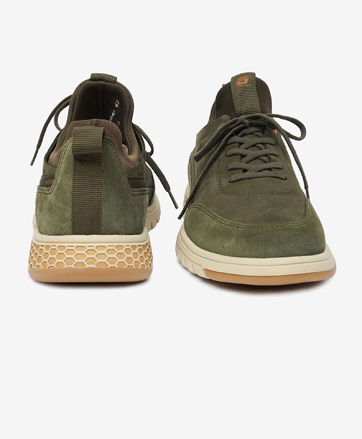 Erkek Haki Hakiki Deri Sneaker Ayakkabı - 7