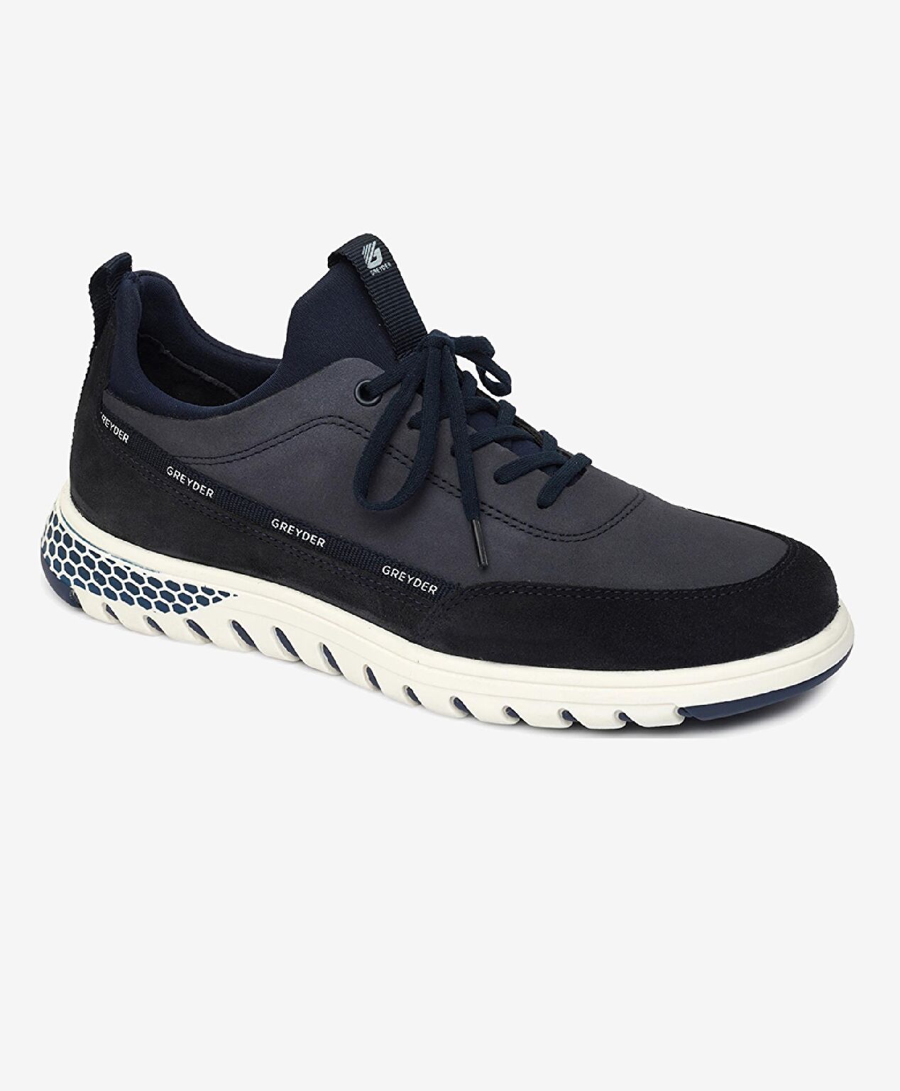 Erkek Açık Lacivert Hakiki Deri Sneaker Ayakkabı - 2