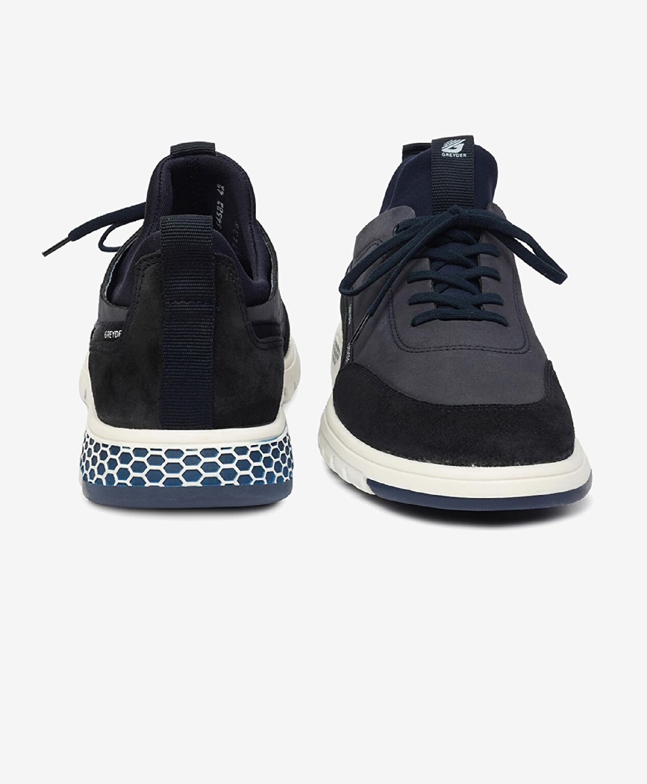 Erkek Açık Lacivert Hakiki Deri Sneaker Ayakkabı - 7