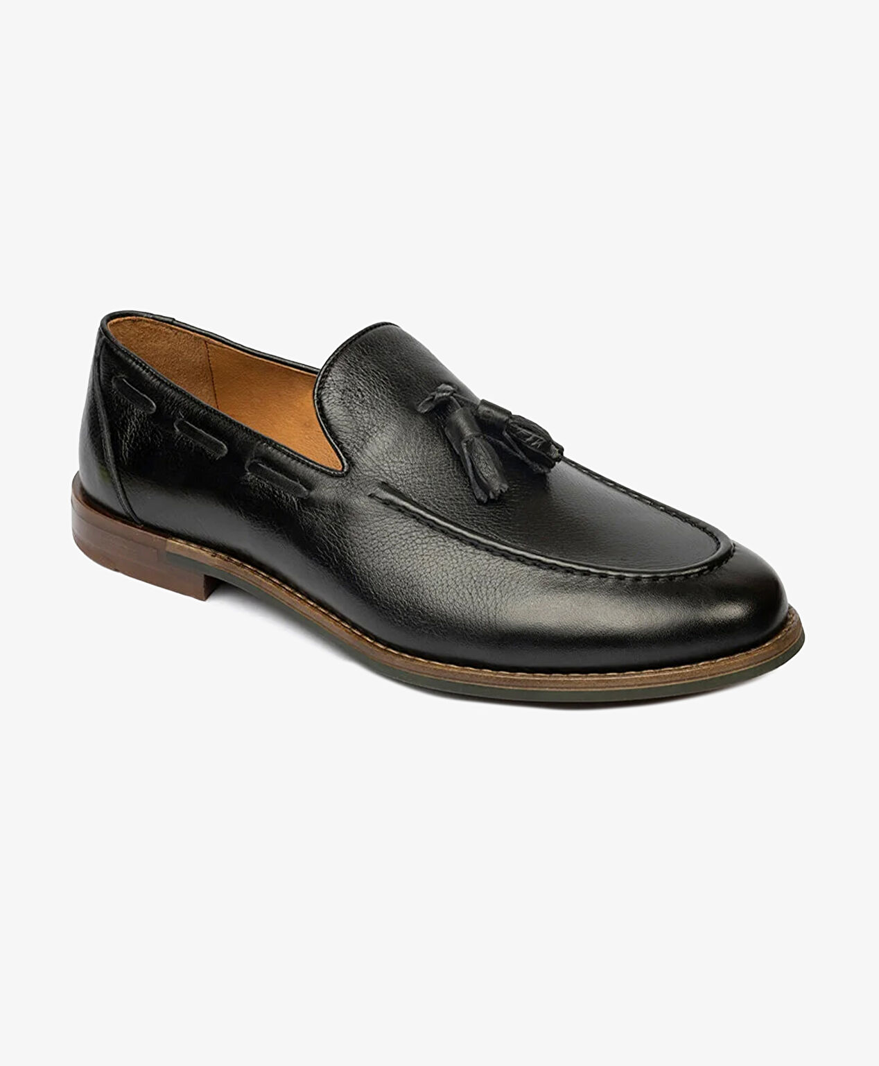 Erkek Siyah Hakiki Deri Loafer Ayakkabı - 2