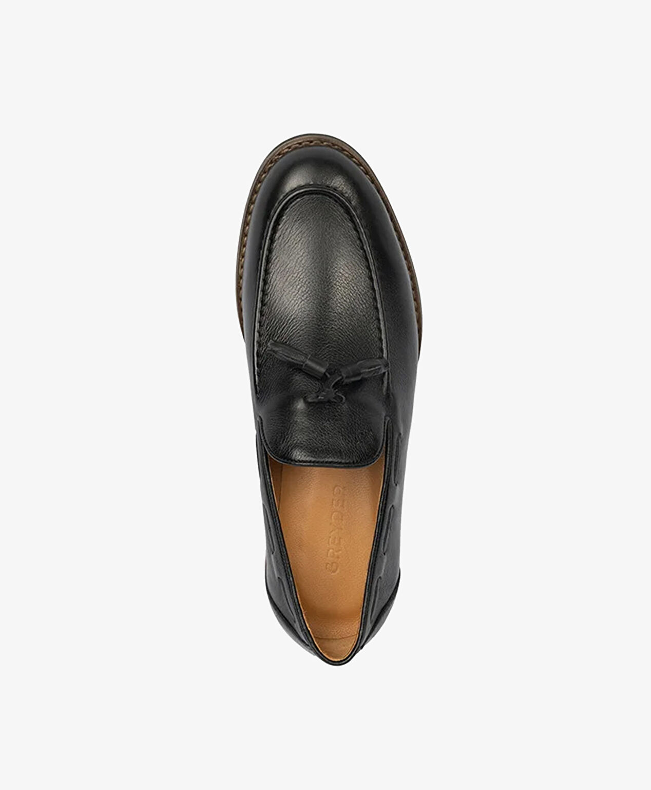 Erkek Siyah Hakiki Deri Loafer Ayakkabı - 4