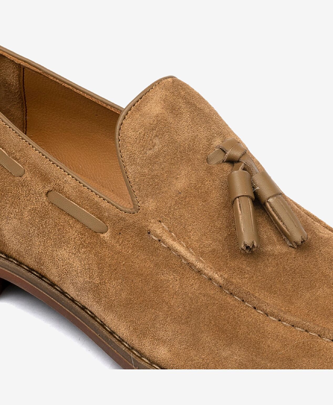 Erkek Sigaro Hakiki Deri Loafer Ayakkabı - 5