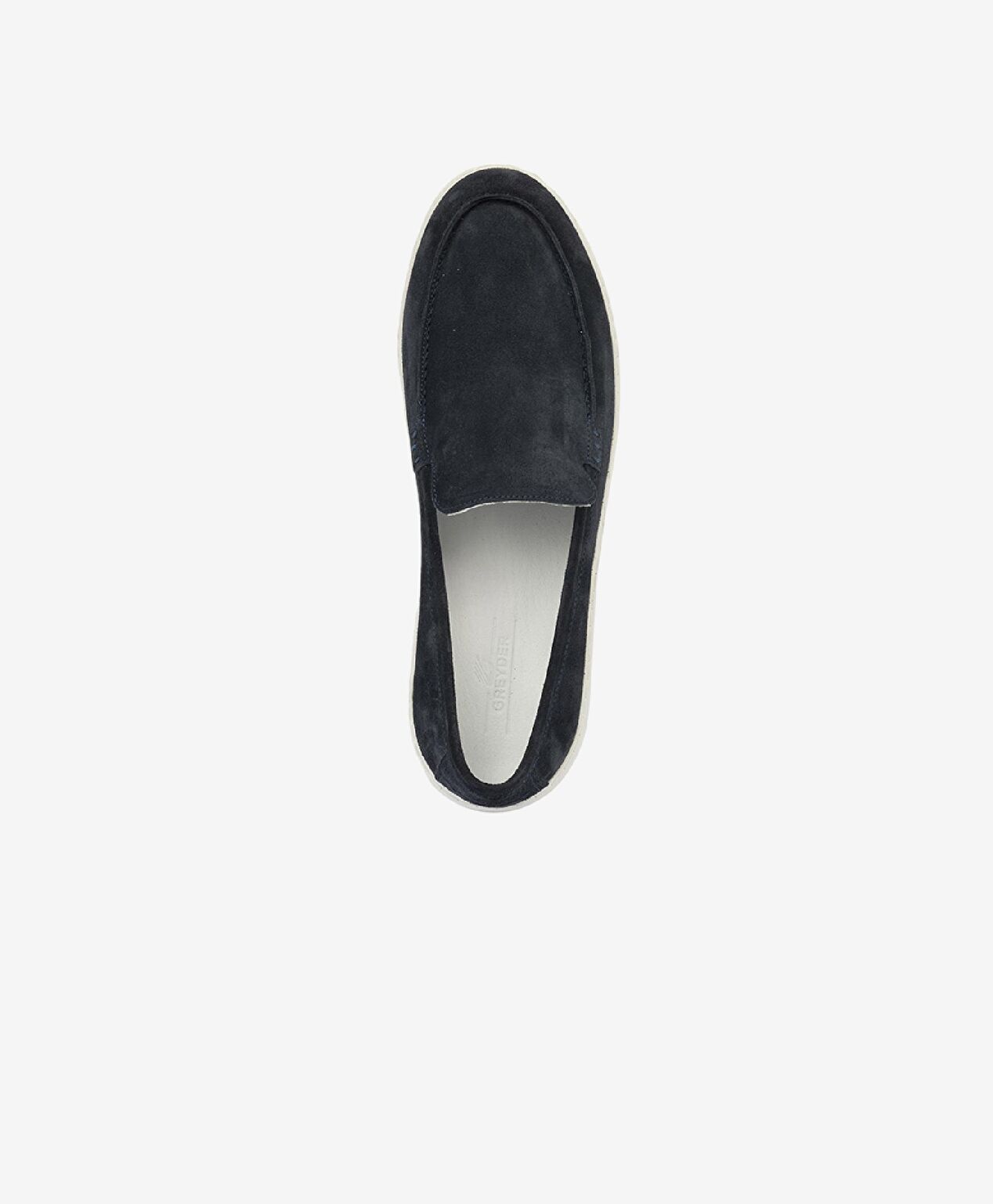 Erkek Lacivert Hakiki Deri Loafer Ayakkabı - 6