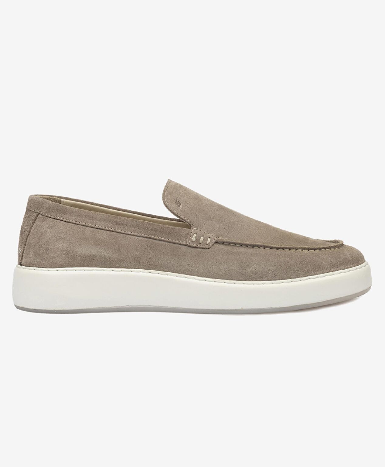 Erkek Vizon Hakiki Deri Loafer Ayakkabı - 1