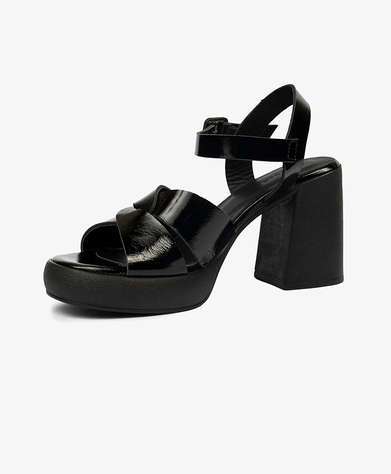 Kadın Siyah Hakiki Deri Sandalet - 3