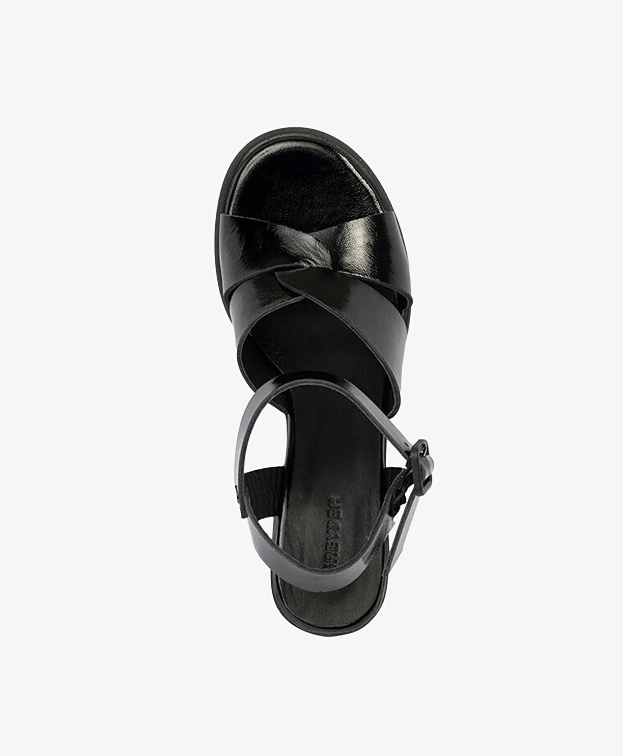 Kadın Siyah Hakiki Deri Sandalet - 4