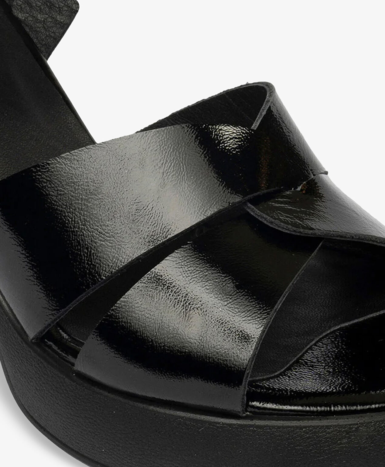 Kadın Siyah Hakiki Deri Sandalet - 5