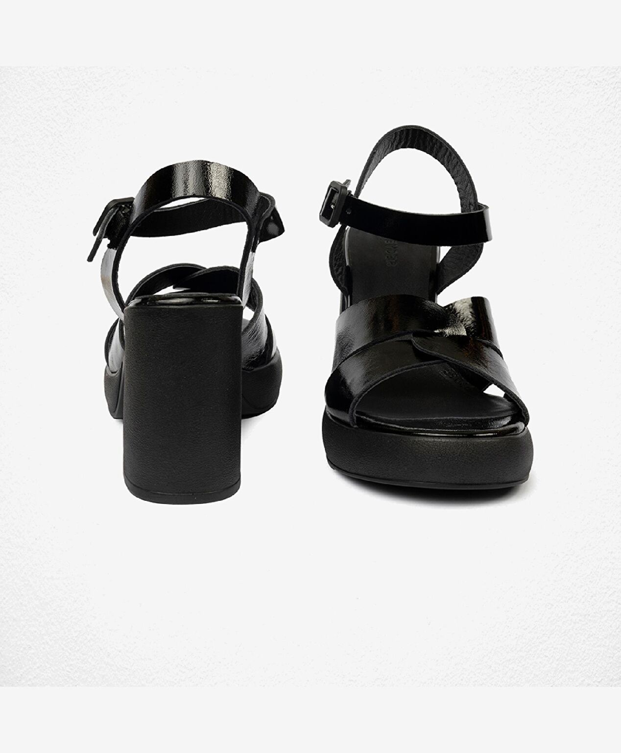 Kadın Siyah Hakiki Deri Sandalet - 8