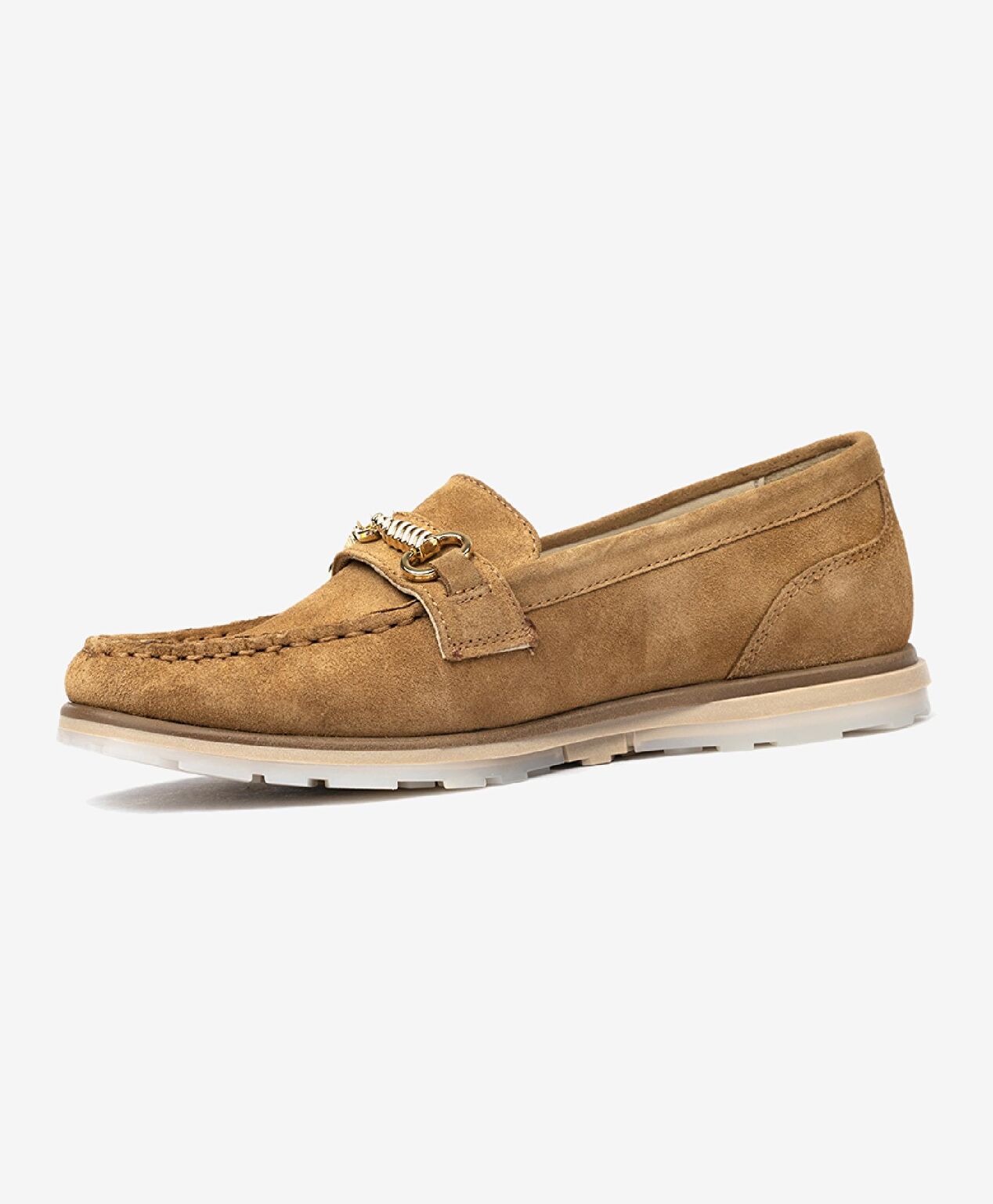 Kadın Taba Hakiki Deri Loafer Ayakkabı - 3