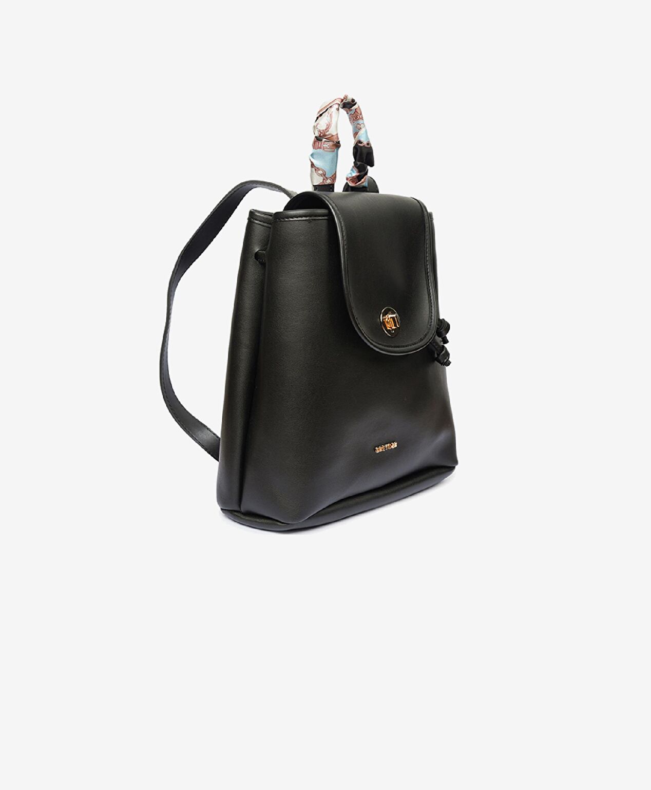 Kadın Siyah Tek Bölmeli Sırt Çantası - 3