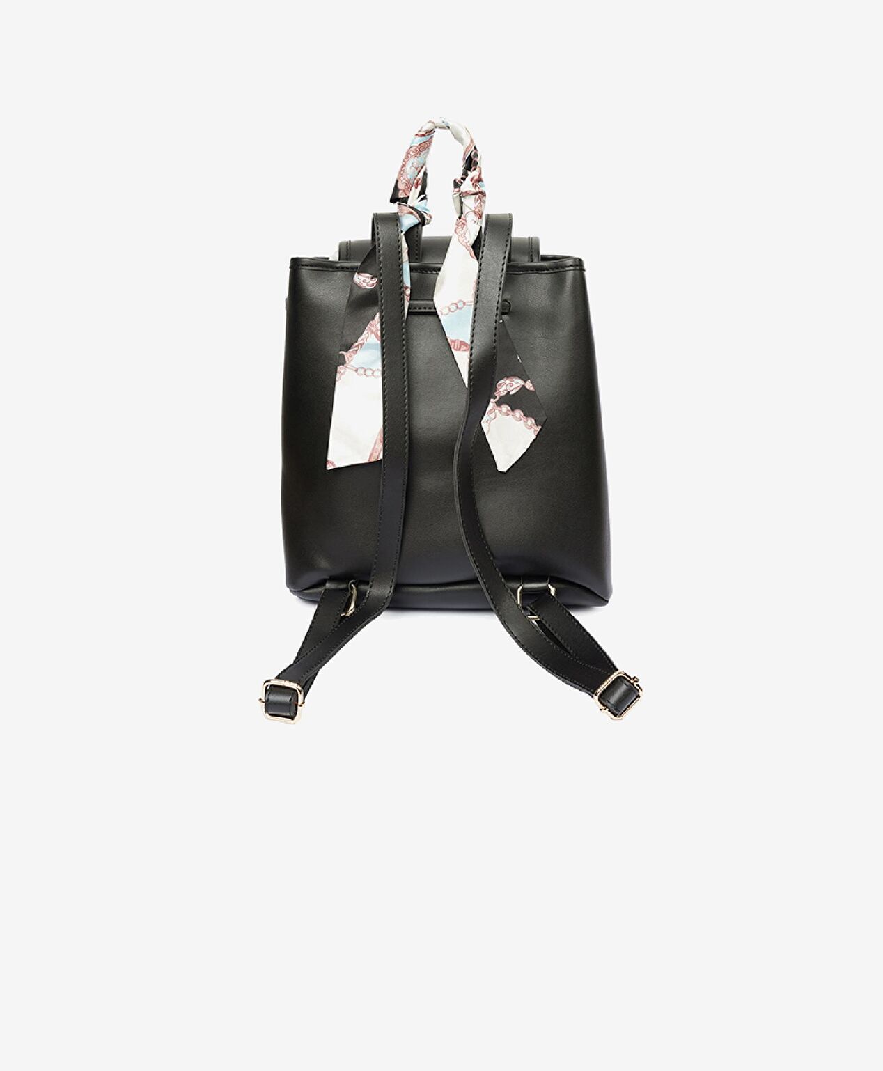 Kadın Siyah Tek Bölmeli Sırt Çantası - 5