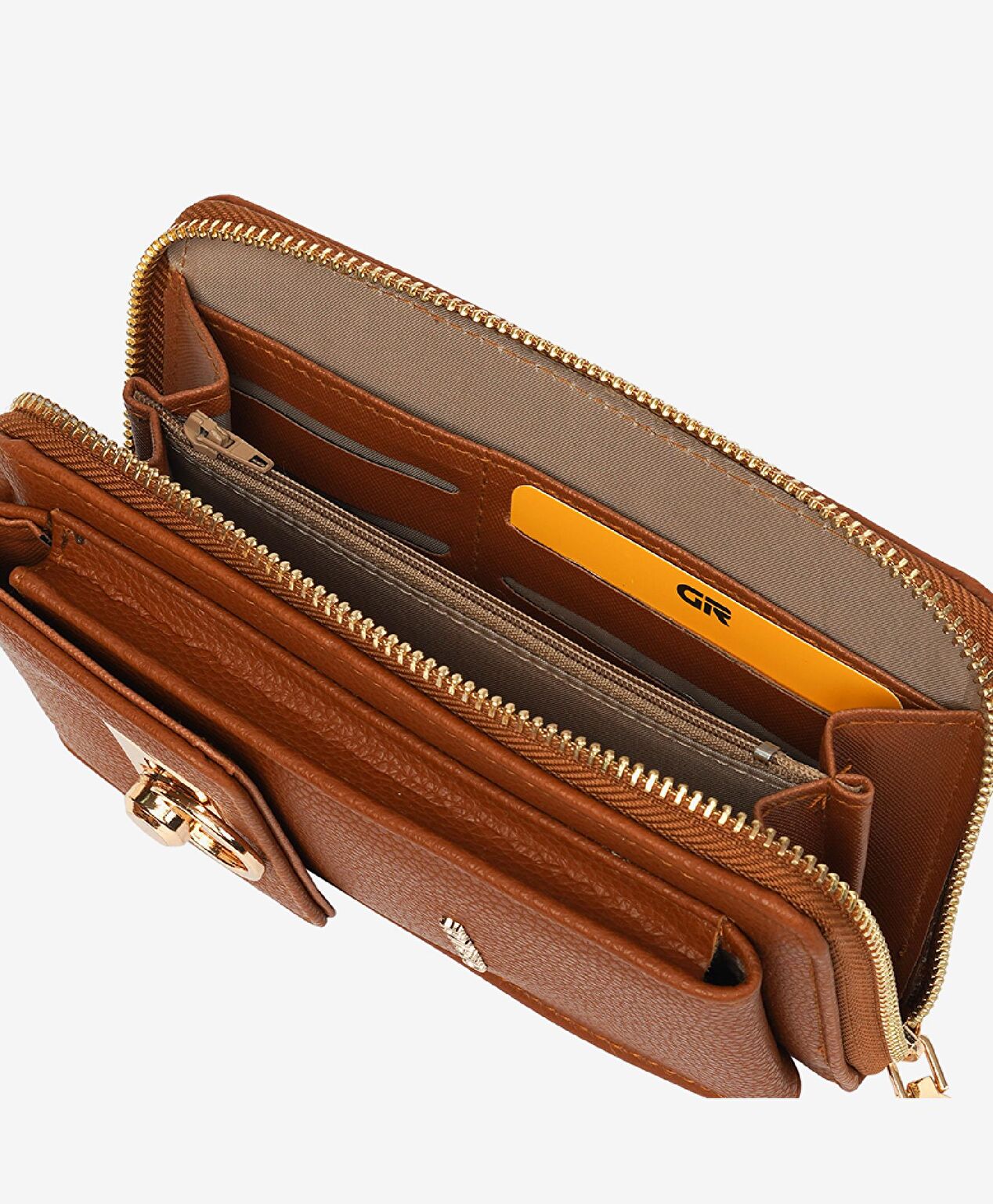 Kadın Taba Tokalı Çapraz Çanta - 6