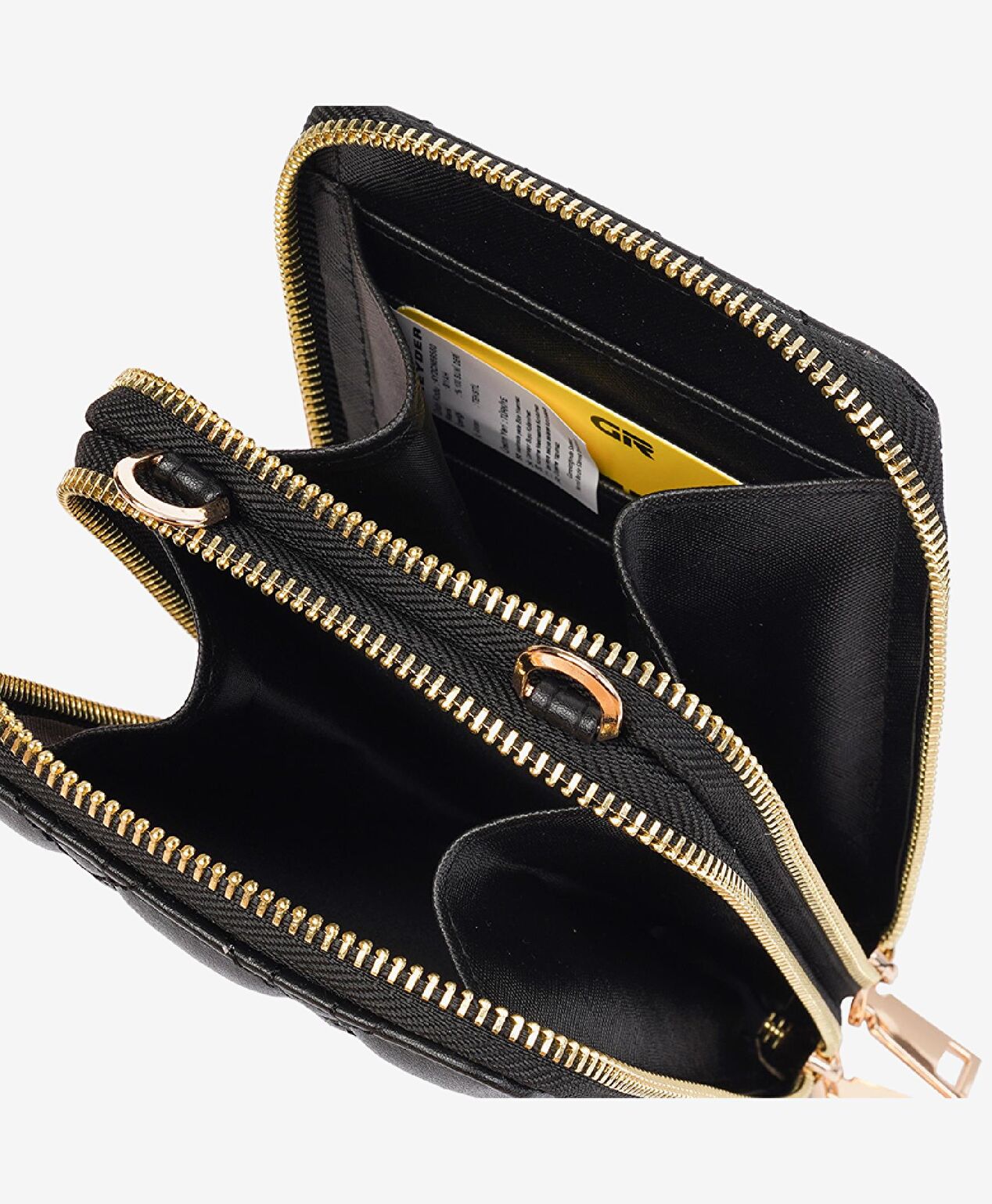 Kadın Siyah İki Bölmeli Çapraz Çanta - 5