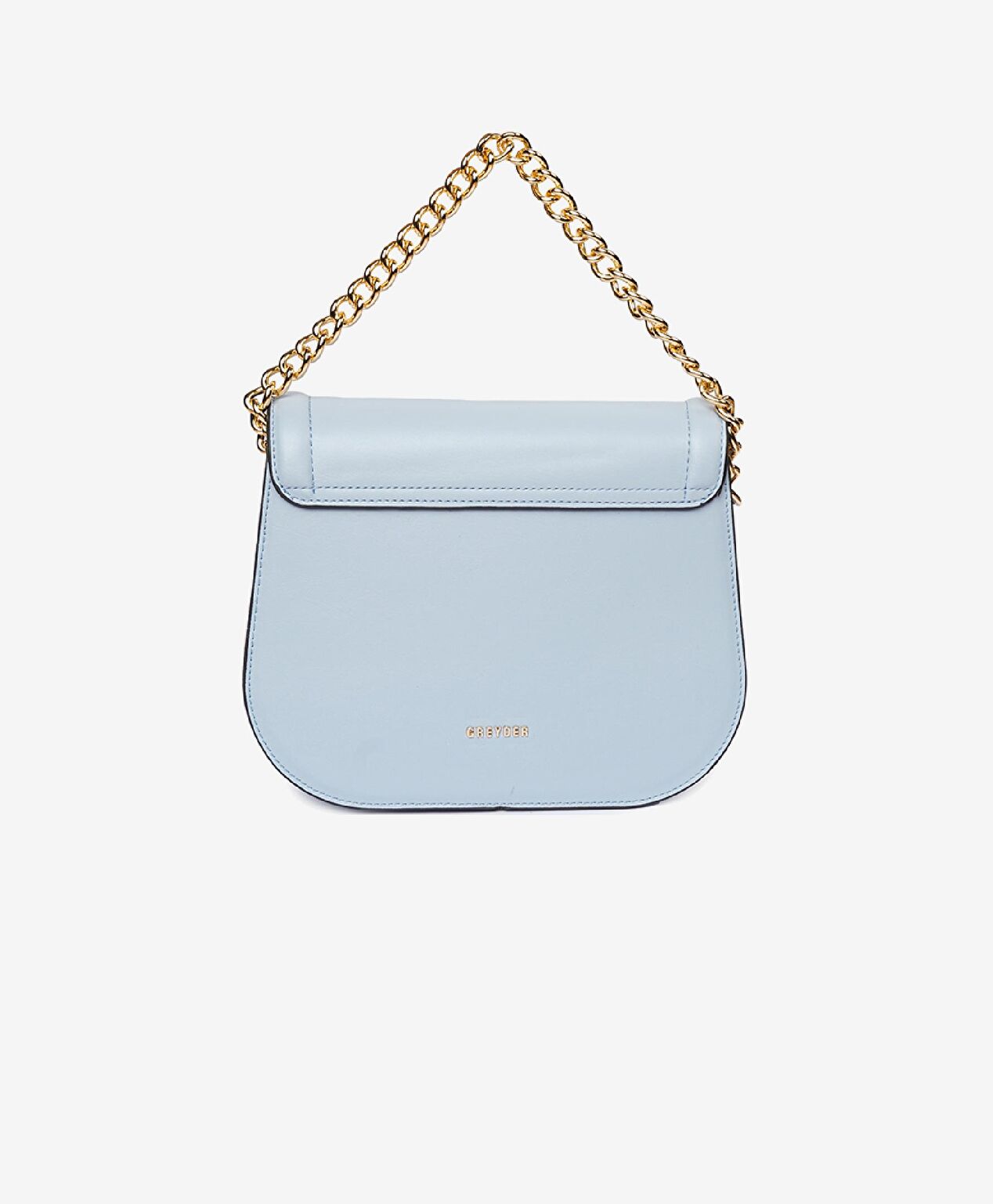 Kadın Mavi Tokalı Kol Çantası - 4