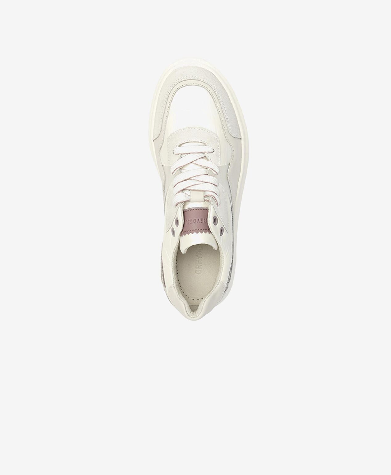 Kadın Beyaz Hakiki Deri Sneaker Ayakkabı - 4