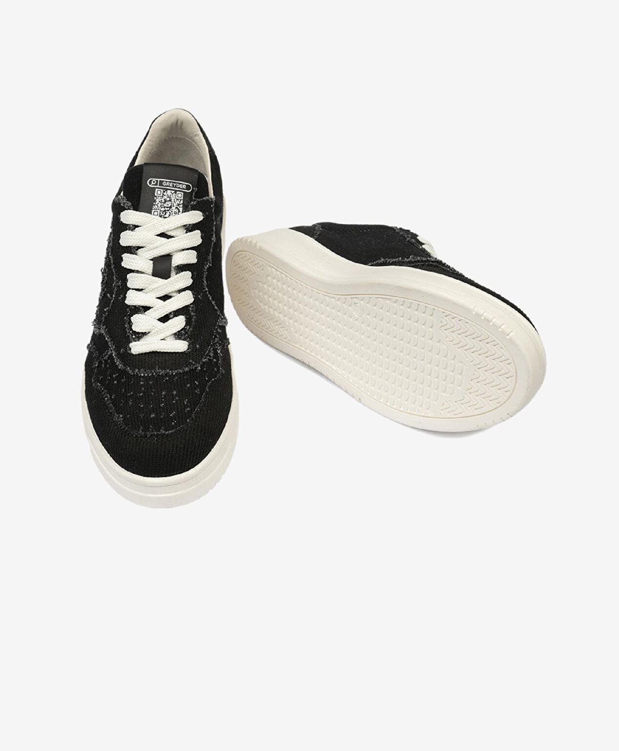 Kadın Siyah Hakiki Deri Sneaker Ayakkabı - 6