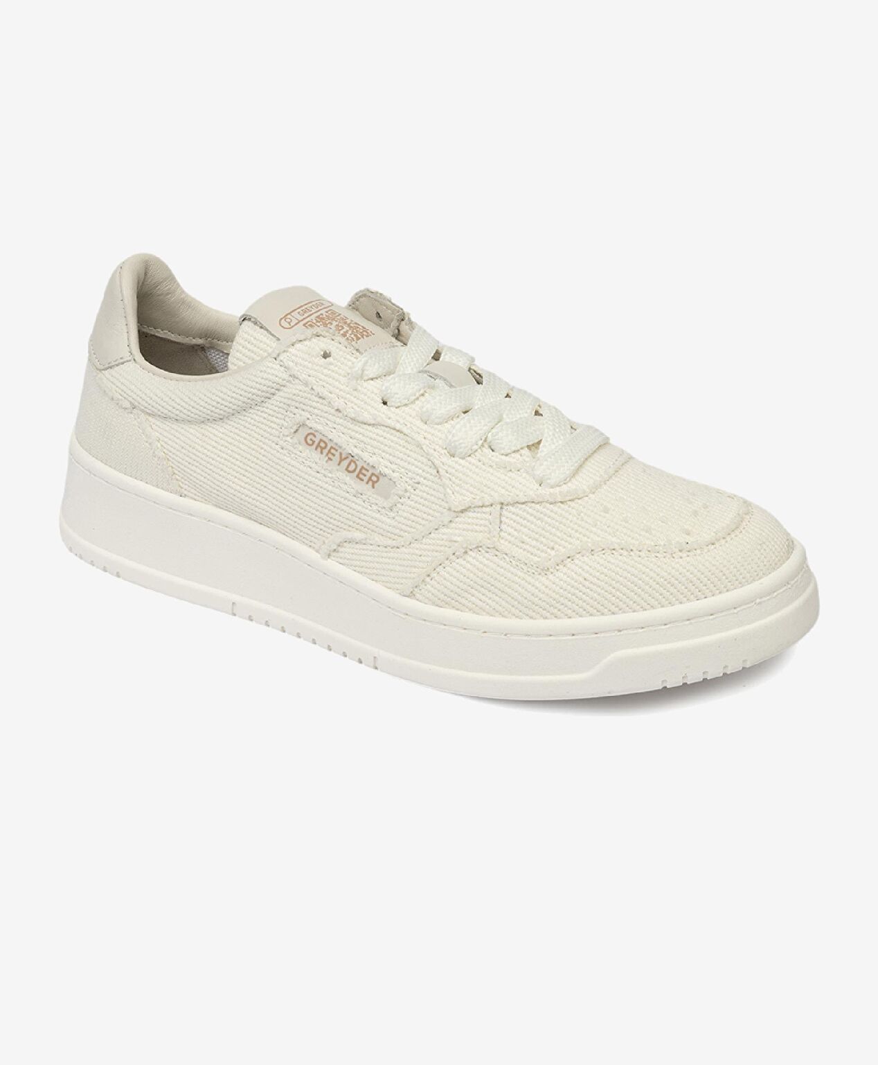 Kadın Ekru Hakiki Deri Sneaker Ayakkabı - 2