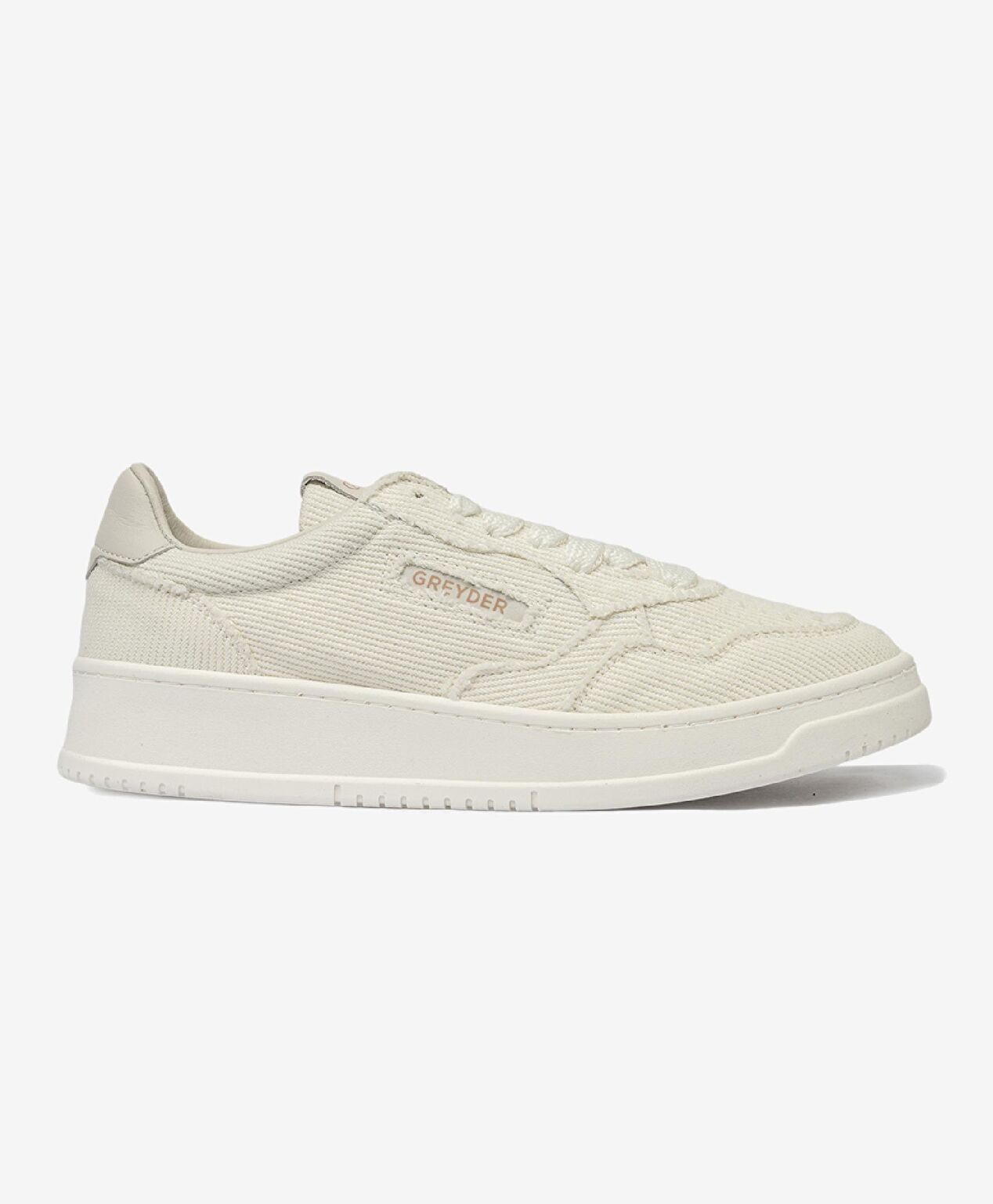Kadın Ekru Hakiki Deri Sneaker Ayakkabı - 1