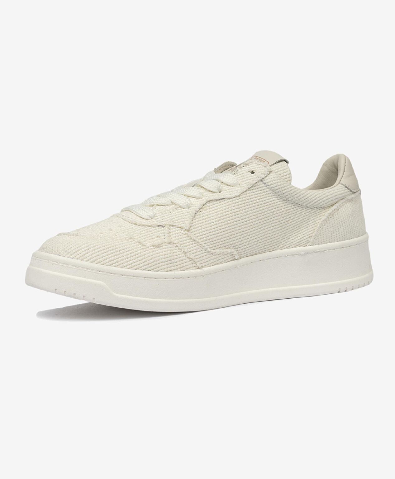 Kadın Ekru Hakiki Deri Sneaker Ayakkabı - 3