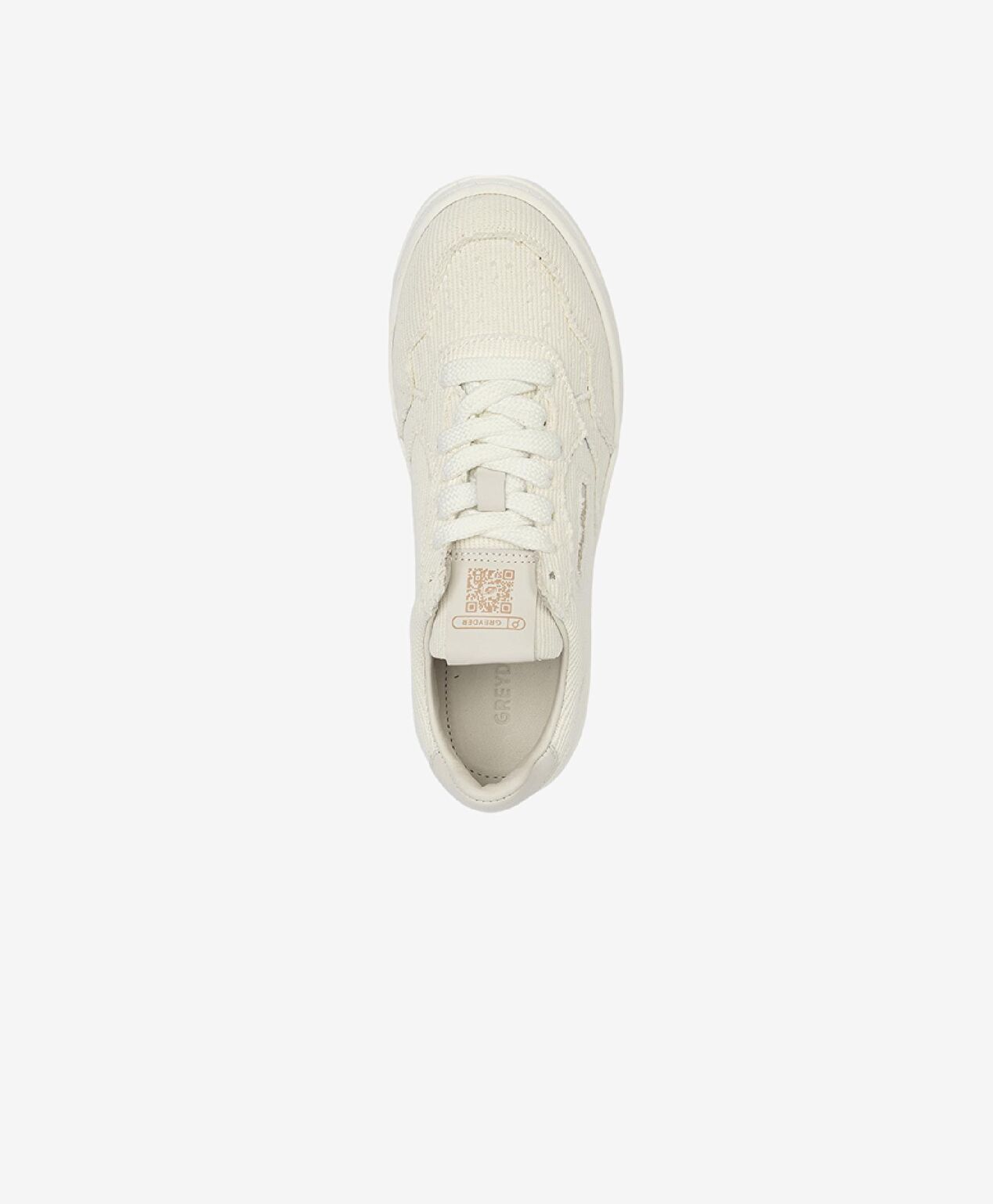 Kadın Ekru Hakiki Deri Sneaker Ayakkabı - 4