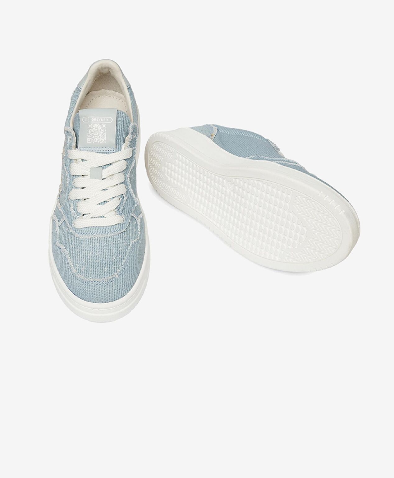 Kadın Bebe Mavi Hakiki Deri Sneaker Ayakkabı - 6